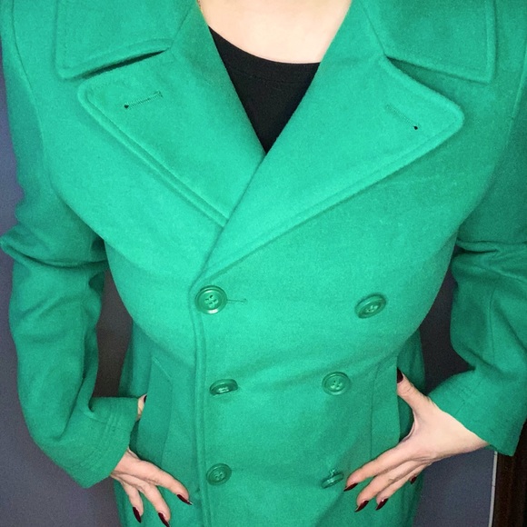 JESSICA Green Coat M - Picture 9 of 11